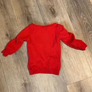 Cute short sweater- hardly worn